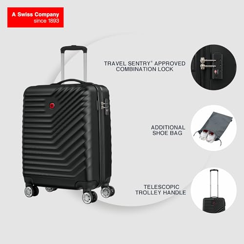 Image of WENGER, Trayn Plus, Carry-On Hardside Suitcase, Swiss Designed
