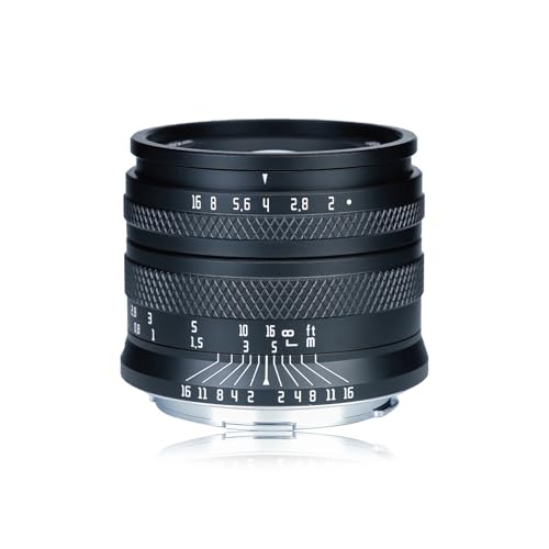50mm F2.0 }jAY a tt[J Canon EFM EOS MR Nikon Z Sony E FUJI X Leica L }EgΉ(Black,Fuji)