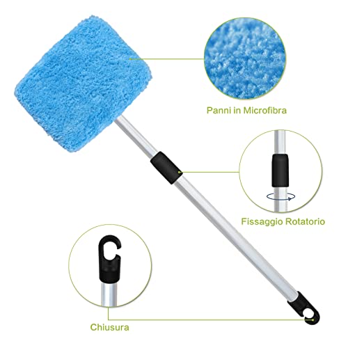 Manelord Kit Pulizia Auto,Spazzola Lavaggio