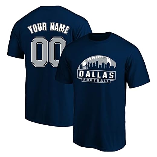 Custom T Shirts for Men Women Youth Football Gift Short Sleeve Crewneck Personalized Tee Design Your Own Name & Number