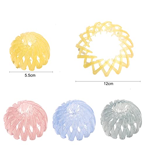 RONGYI Pack of 4 Vintage Bird Nest Hair Clips, Versatile and Expandable, Bird Nest Shaped Hair Accessory - Image 2