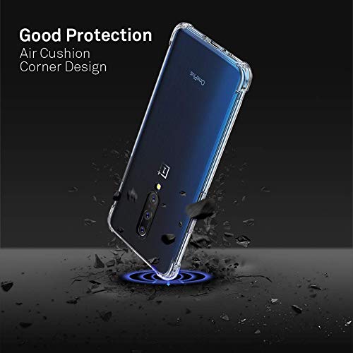 Image of REALCASE OnePlus 7 Back Cover Case | Transparent Clear TPU Soft Silicone Back Cover Case for Oneplus 7 Pro (Clear)
