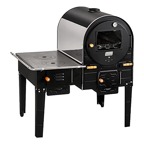 Forno A Lenha Hidro Com Fogão Inox Interno Esquerdo Fhifi-MLE