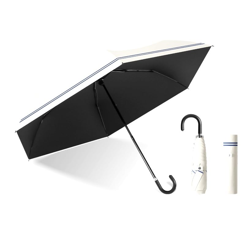 TOBILE Ombrello Donne Ultralight Portable Crook Handing Ombrello Ombreen Anti-Ultravioletto Ombrello Soleggiato