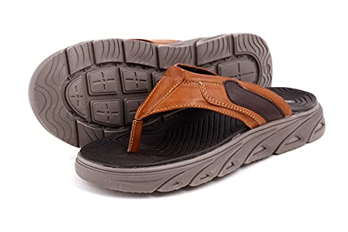 Image of HEALTH FIT Super Soft Ortho Care Bounce Back Anti-Skid Water Resistant Slippers /Doctor Chappal & Footwear-Men-HF-112