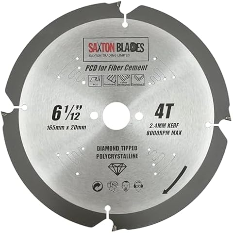 Saxton PCD Circular Saw Blade for Hard Materials Cover
