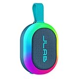 JLab Pop Party Cassa Bluetooth Ultra-Portatile con 8+ ore di riproduzione - Altoparlante Wireless da 5W per Esterni e Viaggi con Luci RGB e Audio Potente, Resistente all'Acqua IP55, Blu navy