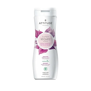 ATTITUDE白茶淋浴gel，植物矿物成分，皮肤科测试，环保认证， vegan洗护产品