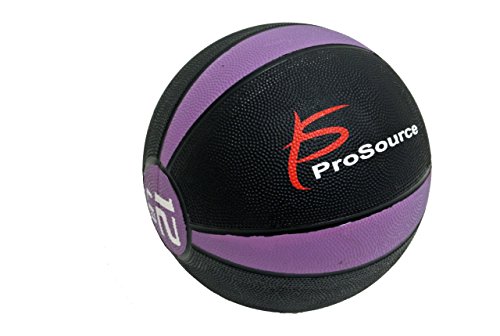 ProsourceFit Weighted Medicine Ball for Full Body Workouts, 12 lb.