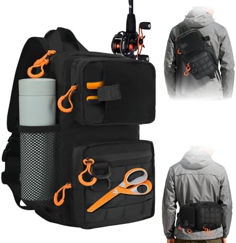 X-PAC Waterproof Fishing Sling Bag — Premium Single-Shoulder Pack with UltraSeal Zipper & Modular Storage Backpack