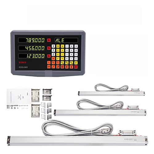 Set de pantalla digital 3 ejes DRO SDS3MS 3PCS 70~1020mm miniatura 3