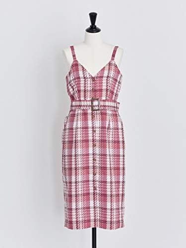 Amazon Co Jp Noela ノエラ オリジナル綾チェックワンピ ピンク S 服 ファッション小物