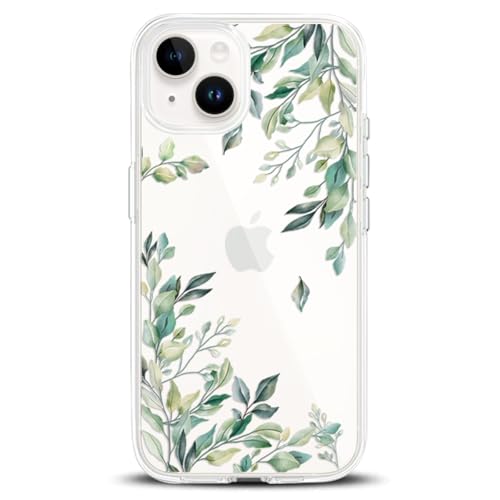 Coque iPhone 14 motif feuilles pour vos sorties et balades en nature