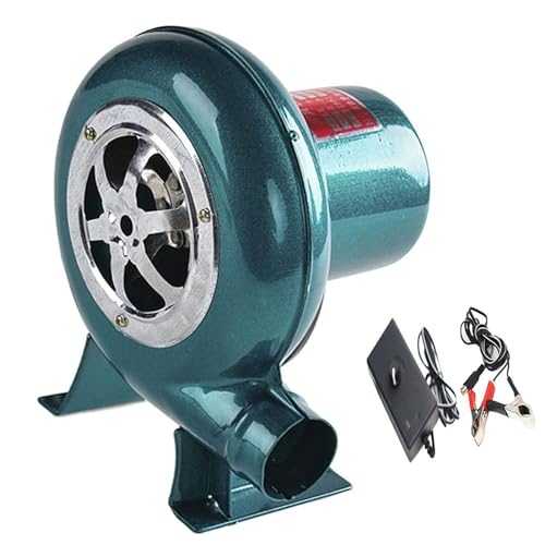 Extractor de Aire, soplador eléctrico de forja de Herrero, soplador centrífugo de 12 V para barbacoas, soplador de Aire residencial Compacto de bajo Consumo, activador de Barbacoa para campi