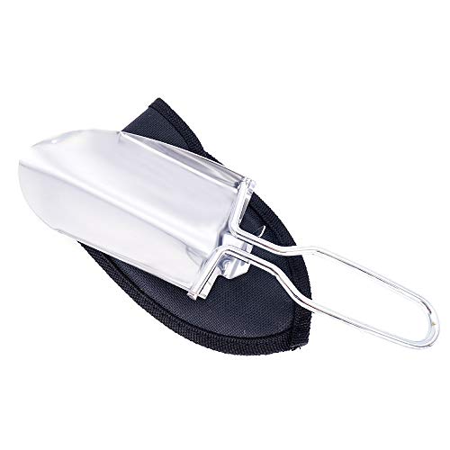 anruo Outdoor tools stainless steel garden tools folding hand shovel garden outdoor