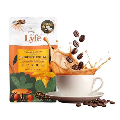 LYFE Organic Instant Decaf Mushroom Coffee
