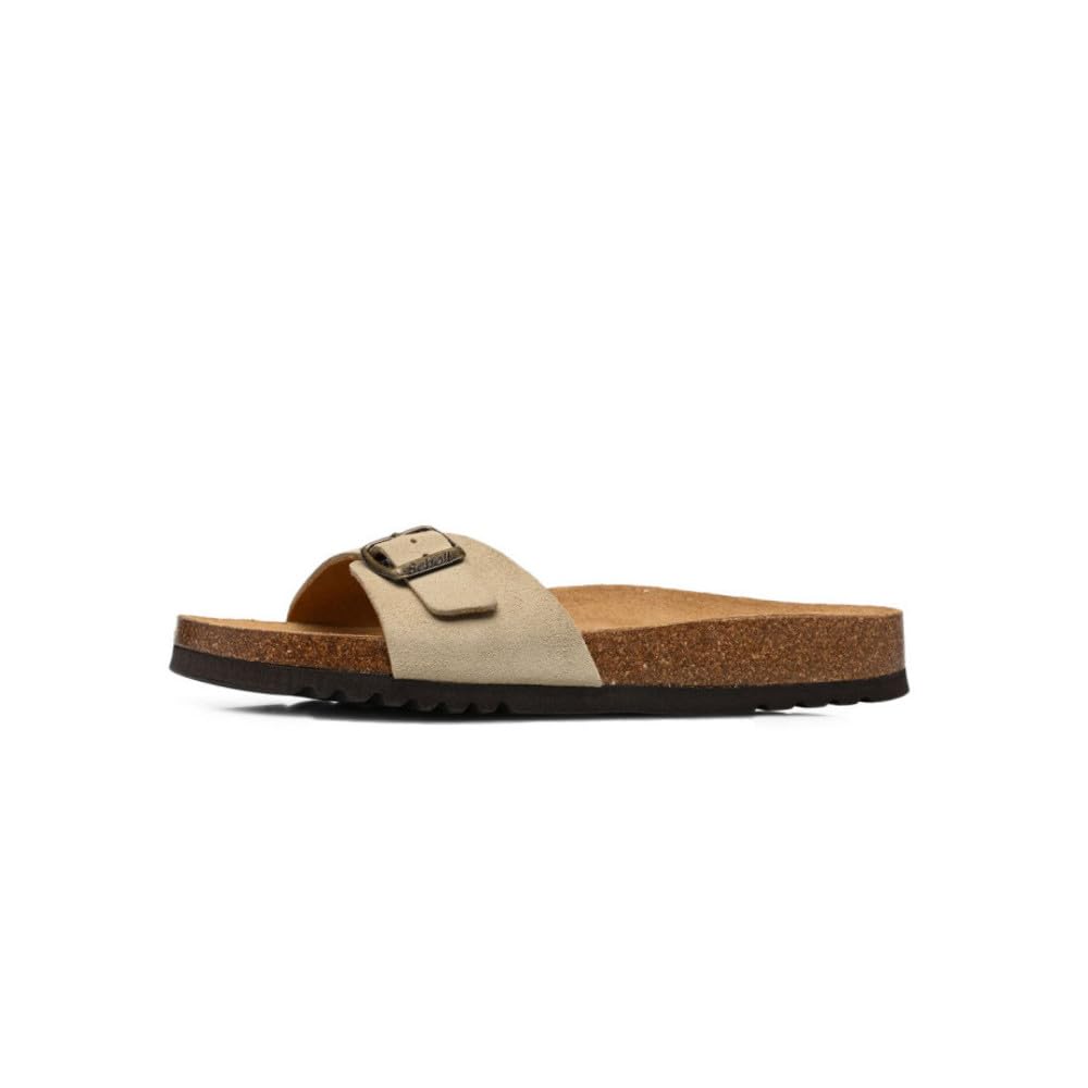 Scholl Dr Estelle Women's Sandal, beige, 8 UK