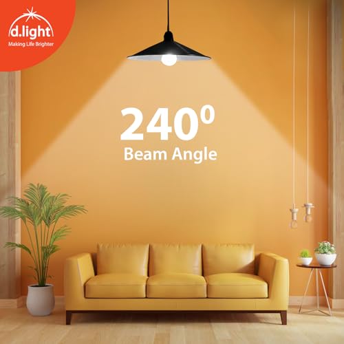 Image of D.LIGHT 9W LED Bulb Color for Home & Office |B22 LED Bulb Base | High Voltage Protection |Eco Friendly Energy Efficient | Pack of 2