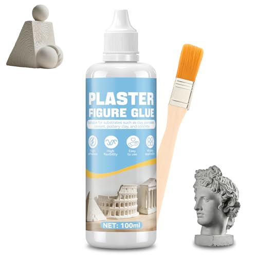 ALLONY Béton Colle, Colle Ceramique, Colles Platre, Hautement Adhérent, Colles Pour Poterie Terre Cuite pour Artisanat en Béton, Réparations Platre,...