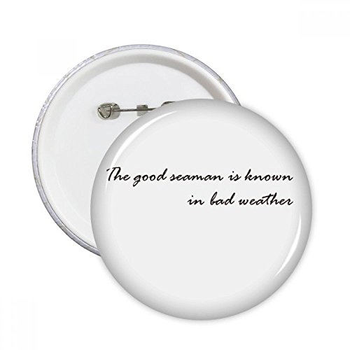 Badge bouton Le bon Seaman Slogan lot de 5pcs cadeaux multicolore