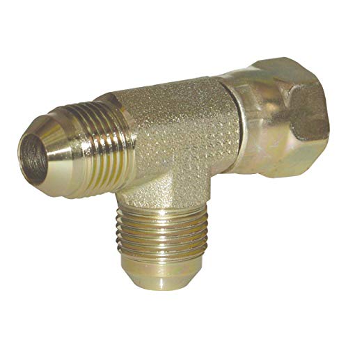 Dixon Valve 6602-16, Flare x Female 37 Deg Swivel Run Tee (Pack of 10 pcs)