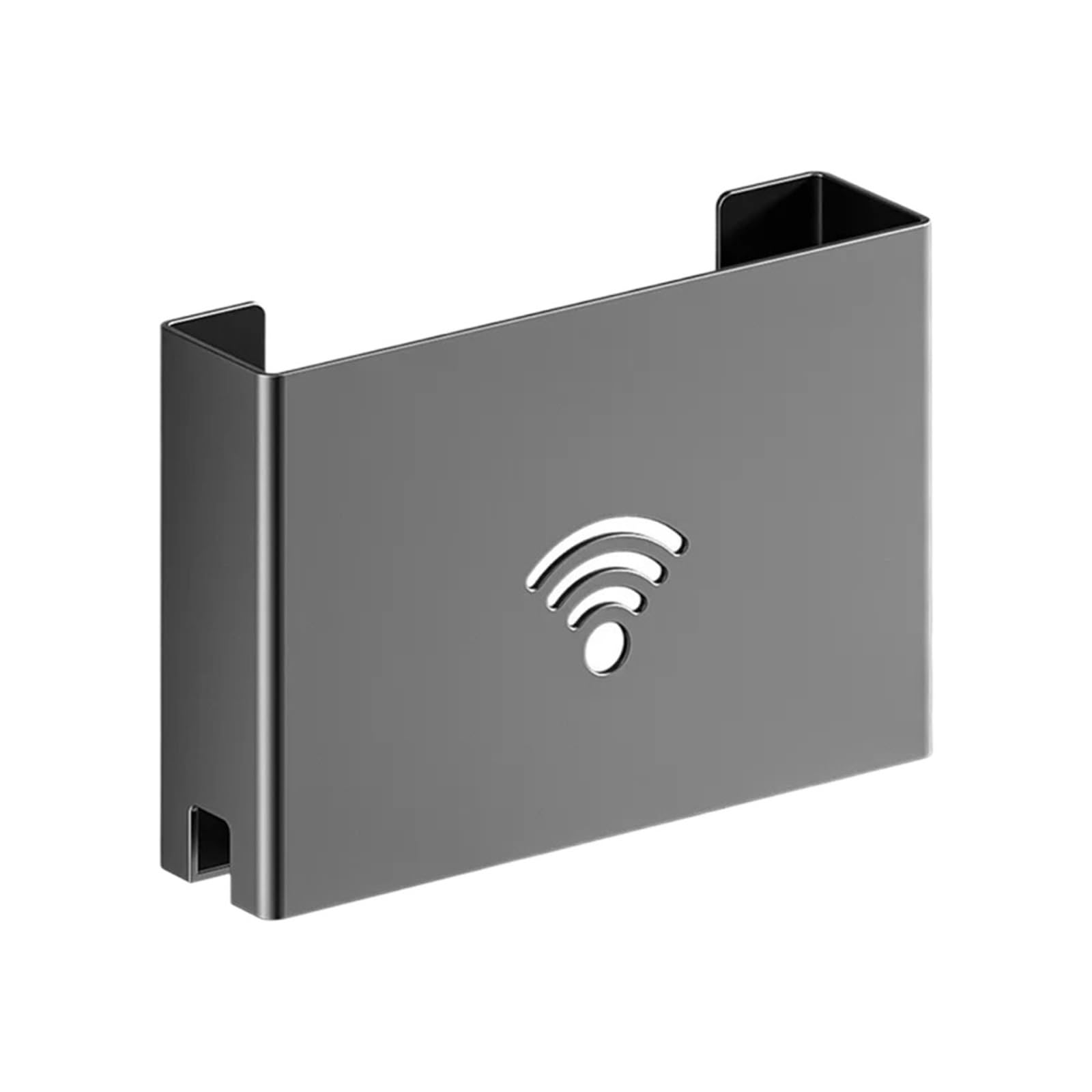Router Schrank Minimalistische WLAN-Router-Aufbewahrungsbox ohne Bohren, Wandaufhängung for den WLAN-Halter und das Regal im Wohnzimmer(White)