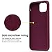 KUMEEK iPhone 11 Pro Case, Soft Silicone Gel Rubber Bumper Case Anti-Scratch Microfiber Lining Hard Shell Shockproof Full-Body Protective Case Cover for Apple iPhone 11 Pro-WineRed