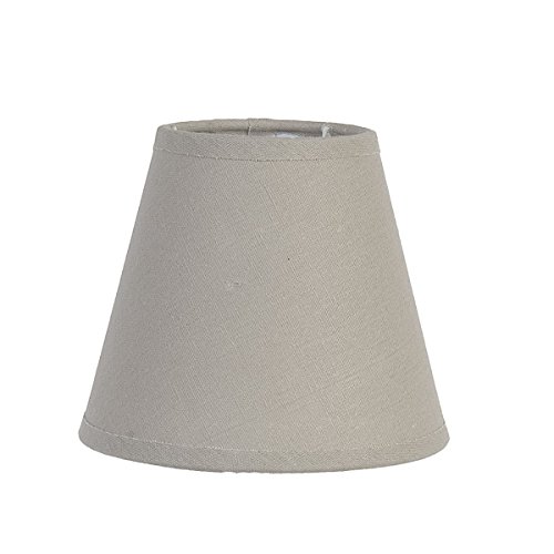 Clayre & Eef, paralume grigio, 8 x 14 x 12 cm E27