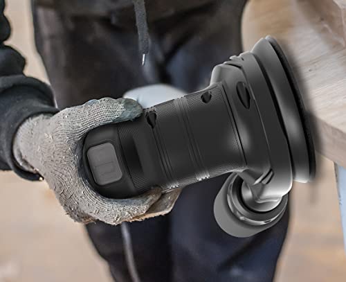 Werktough Sa002 20V Cordless Random Orbital Sander 6-Step Speed With 2.0A Battery And Fast Charger 1Pcs 125 Sander Wheel And 3Pcs 125Mm Sander Paper With Dust Bag #TOP6