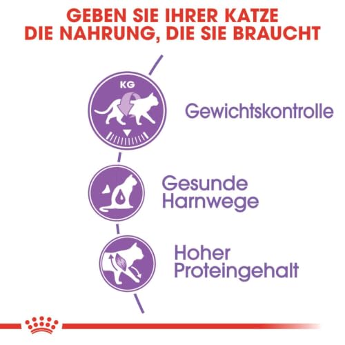 ROYAL CANIN STERILISED Trockennahrung für Katzen – 4 kg