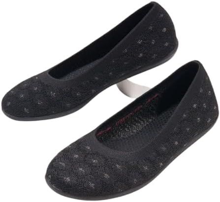 Skechers Cleo Sport Metallic Washable Flats Sparkly Blooms A474365