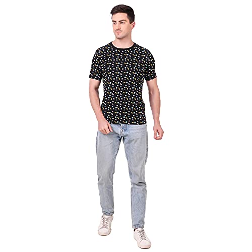 Image of Stories.Label Cotton Printed T-Shirts for Men in Regular Fit and Round Neck