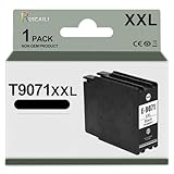 RUICAILI Cartuccia d'inchiostro compatibile T9071 compatibile con T9072 T9073 T9074 compatibile con stampante Workforce Pro WF-6090DW WF-6590DWF(1 Black)