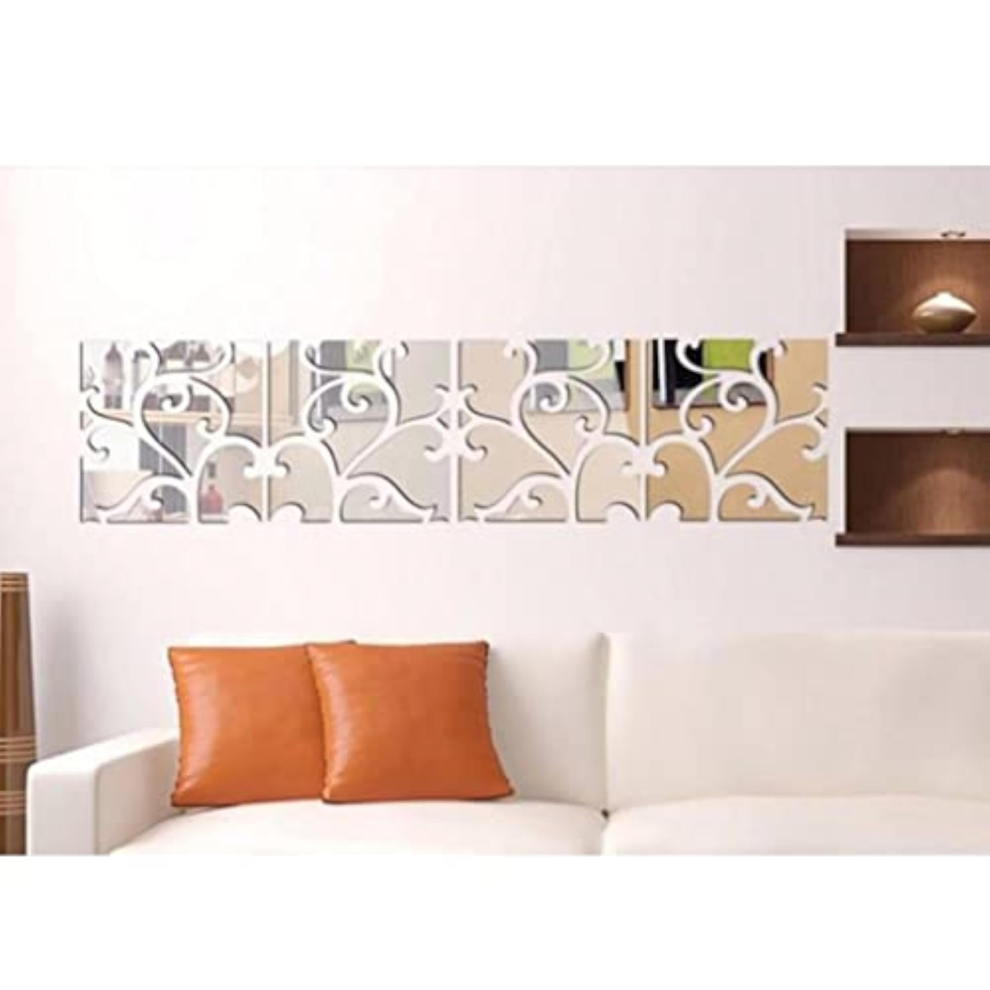 32Pcs 3D Removable Mirror Acrylic Wall Sticker DIY Home Decor