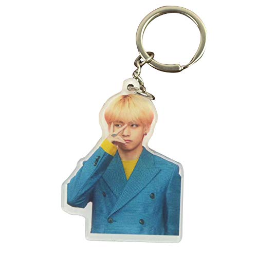 Youyouchard Kpop BTS Bangtan Boys Formal Keychain Acrylic Keychain Key Ring Hot Gift for BTS Army(v)