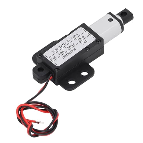 Microactuador lineal de 24 V y 150 N con cuerpo de aluminio para maquinaria industrial