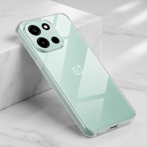 Image of DIZORO Compatible with Oneplus Nord 6 5G Back Cover Case Clear,[ Anti Yellow ][Military Grade Protection] Hard PC Back Cover Transparent