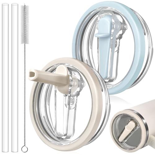 ANTAND Coperchio a prova di perdite da 880,5 g per bicchiere Stanley Quencher H2.0, coperchio di ricambio con cannuccia ribaltabile, 880,5 g, coperchio antigoccia, per accessori Stanley Protour