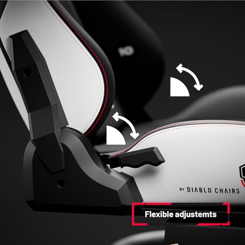 Diablo Sim Racing Simulator Cockpit X-Drive - Sedile Gaming Simulatore con Sedile e Schienale Regolabili - Cockpit Compatibile con Vari Volanti e Pedali - Supporto per Cavi, Piedini Antiscivolo - Sedia gaming - Immagine 6