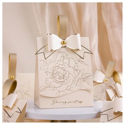 Boîtes à bonbons cadeaux avec ruban pour emballage de douceurs et mariage