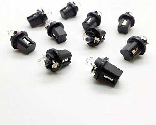 10 x 286 Car Dashboard PCB Instrument Panel Bulb & Holder 286T T5 12v 1.2w B8.5D