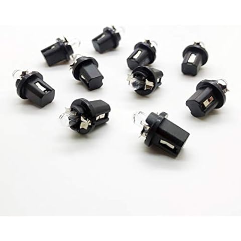10 x 286 Car Dashboard PCB Instrument Panel Bulb & Holder 286T T5 12v 1.2w B8.5D Cover