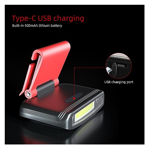 Feux de sécurité LED rechargeables avec projecteur étanche intégré - 5