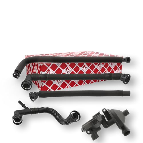 febi bilstein 46303 Vent Valve for crankcase, with additional parts, pack of one , Black