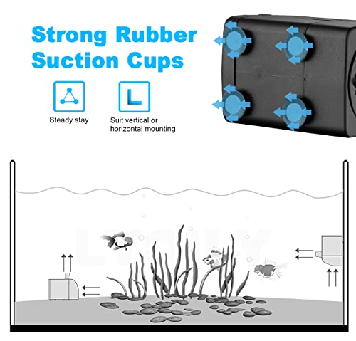 Lyqily 210Gph Ultra Quiet 15W Submersible Water Pump With 5.2Ft High Lift For Fountains, Hydroponics, Ponds, Aquariums #TOP3