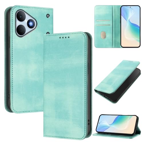 Cover �Ή��@�� for Realme Note 80 4G,�Ή��@�� for Realme Note 80 4G ���U�[�P�[�X �X���b�g�t���J�[�h���[ Green2