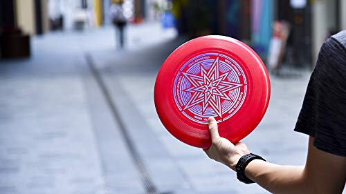 HHD-X Com Ultimate Star 175g Sport Disc. Outdoor Game -Features Durable, Weather Resistant Material PE 1 Flying Disc. The Best Hotfoil Glint Image. (Red) - Thumbnail 5