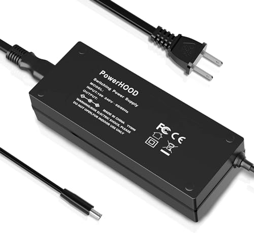 PowerHOOD 12V AC/DC Adapter Compatible with OWC Mercury Elite Pro Dual Dual-Drive USB 3.2 (5Gb/s) + eSATA Storage Solution MSPWR12V2.5A OWCMSPWR12V2.5A 12 Volt Power Supply Cord Charger Cable PSU