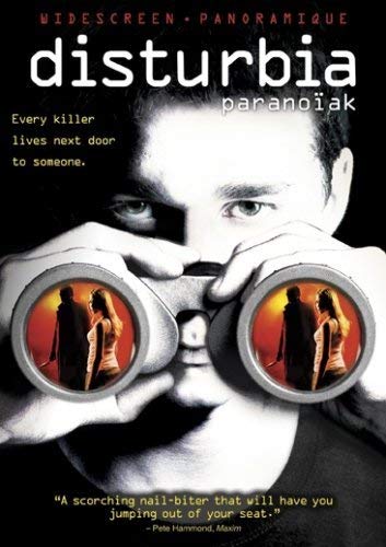 DVD Disturbia Widescreen Dreamworks edición europea para coleccionistas de cine