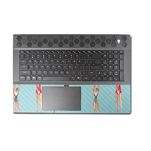 Image of MightySkins Carbon Fiber Skin Compatible with Alienware M18 R1 (2023) Full Wrap Kit - Upstream | Protective, Durable Textured Carbon Fiber Finish | Easy to Apply & Change Styles | Made in The USA